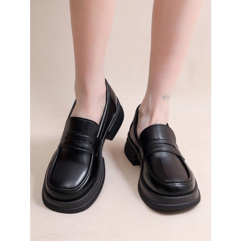 Mode 2025Neue Japanischer Stil College-Studenten Schuhe Cosplay Lolita Schuhe für Frauen/Mädchen Mode Schwarz/Kaffee Uniform Plateau-Schuhe