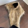 Furry Plush Winter Caps with Animal Ear Funny Ear Scarf Hat for Adult Teens Soft and Warm Thicken Trapper Hat for Outdoor