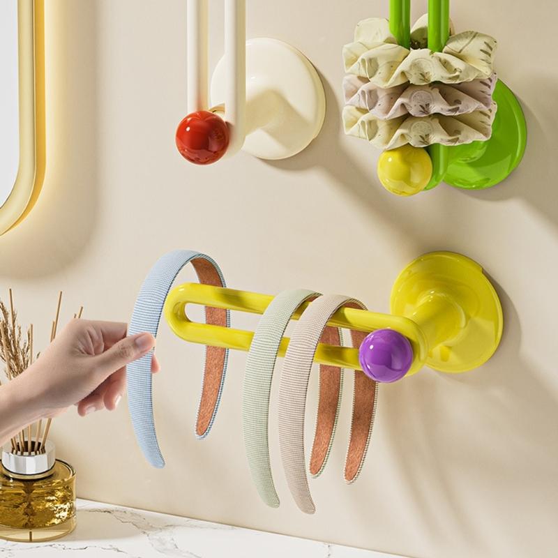 Adhesive Scrunchy Holder Headband Holder Stand Hair Accessories Storage Organizers for Jewelry Hat Hairband Wall Hooks