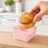 20pcs Non Stick Non-Stick Baking Molds Silicone Material Silicone Muffin Mold  Home Baking