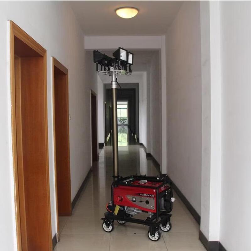 COSLGO Automatic Pneumatic Lifting Mobile Lighting Tower