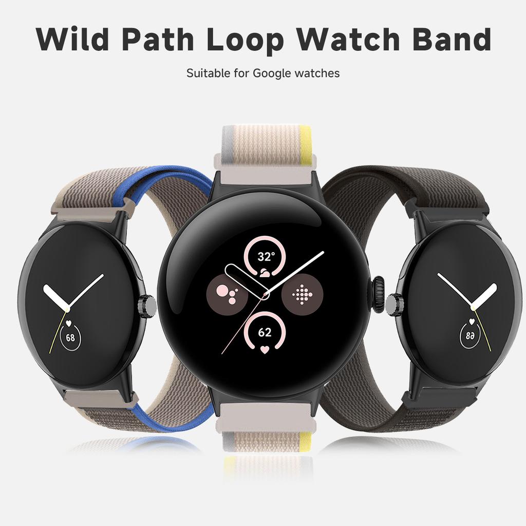 Trail loop for Google Pixel Watch 3/4 45mm Bracelet Watchband Accessories Nylon Replacement Strap for Pixel Watch1/2/3 41mm