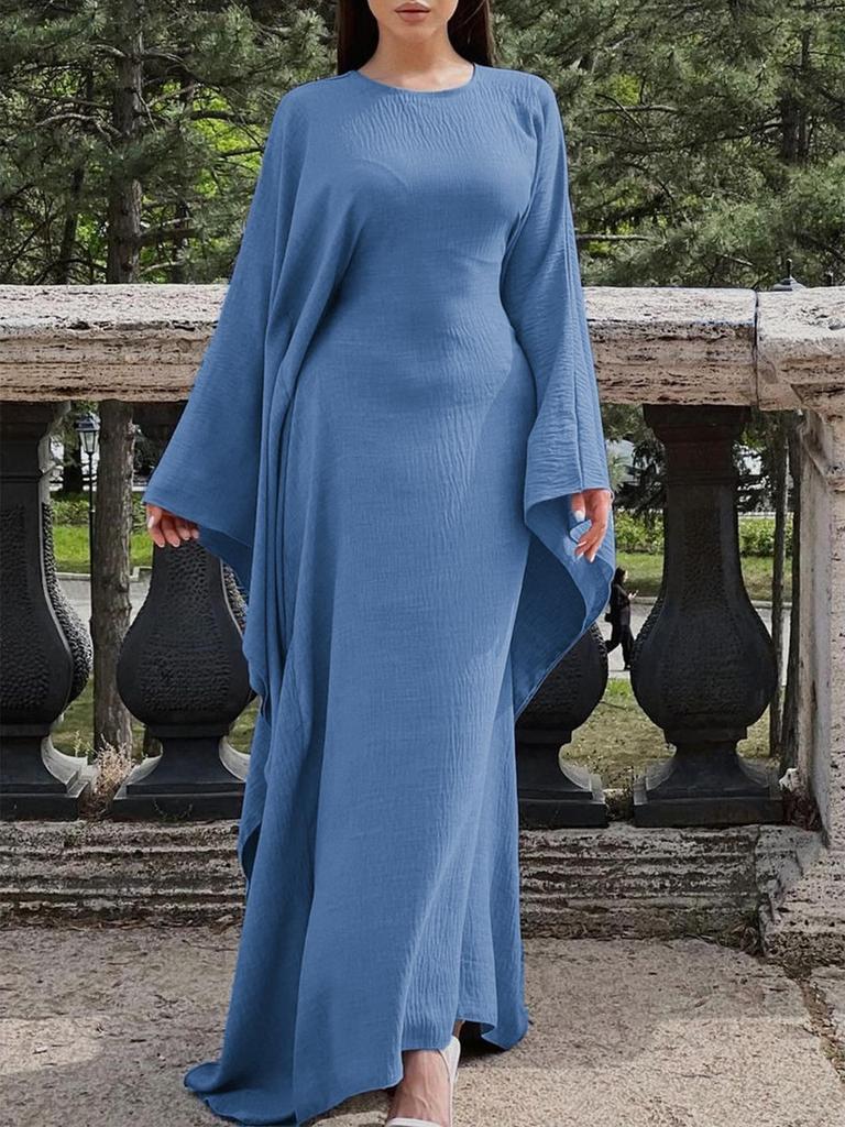Kai Kuo Elegant Long-Sleeved European & American Fashion Dress for Women 2025 Autumn/Winter