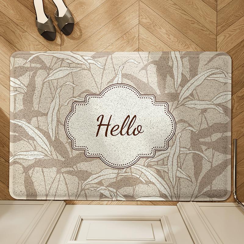 

Коврики Nordic Flower для входных дверей, грязеотталкивающие проволочные кольца, скребки для входных дверей, пылеудаление, противоскользящие коврики 60 * 90Cm (edge pressing)