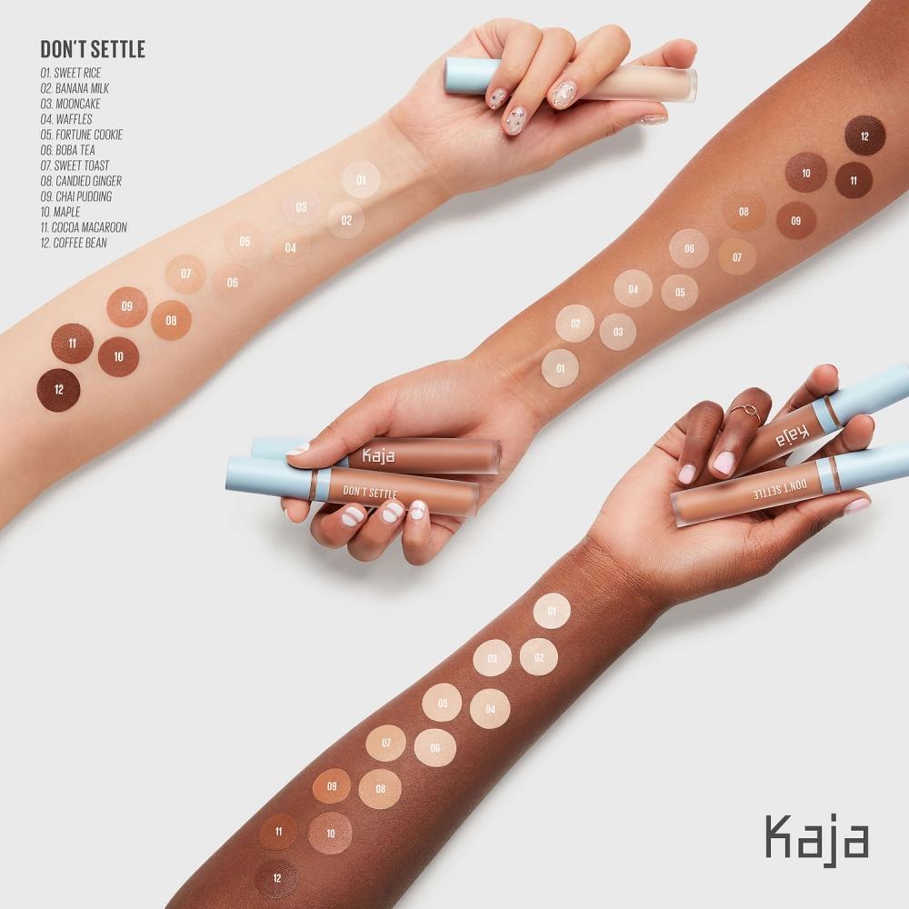 Kaja Don T seTTle Concealer 0.21 Oz  6 Ml 11 Cocoa Macaroon Deep wiTh Red underTones