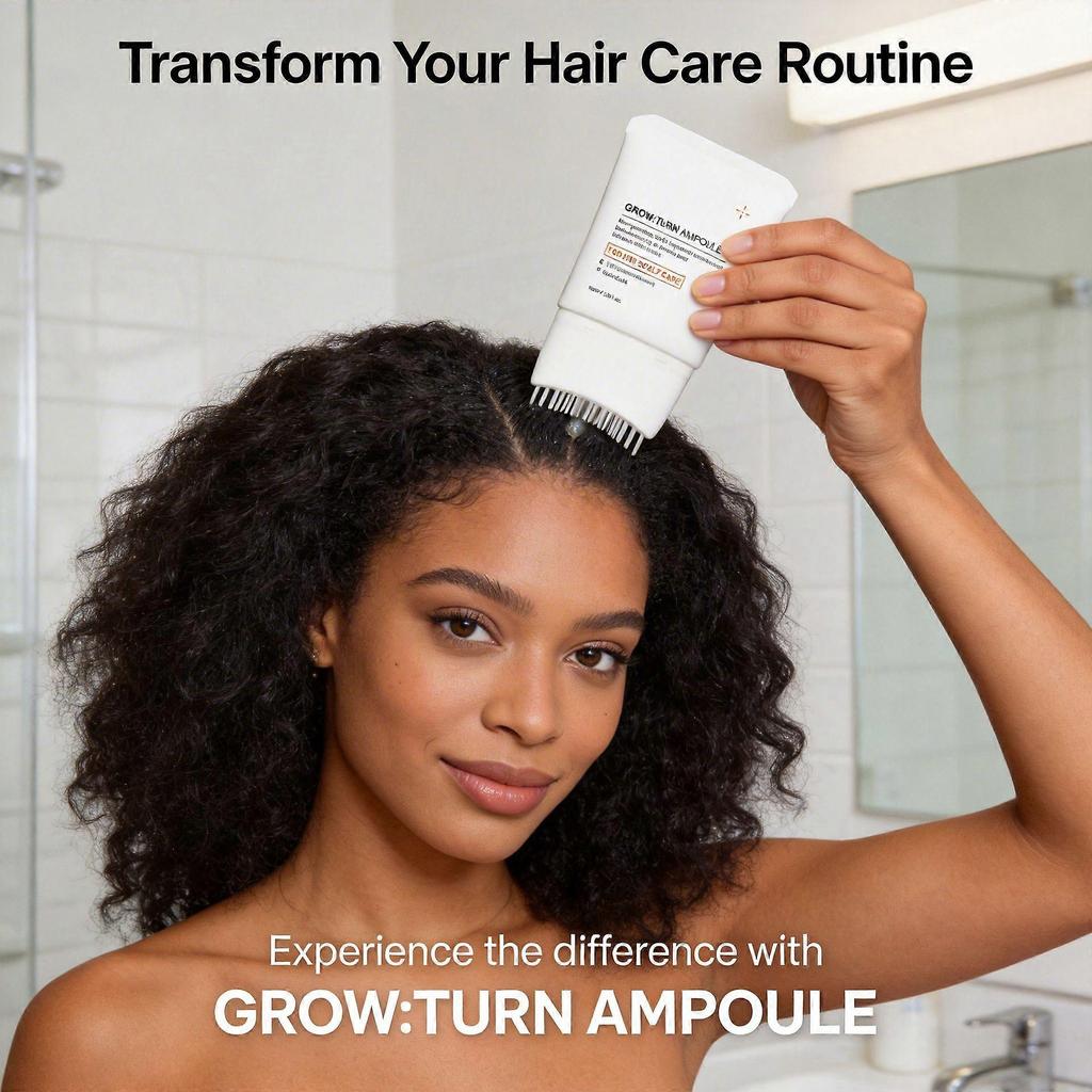 Haargroei Serum met Ingebouwde Borstel voor het Inmasseren van het Serum om Haar Dikker te Maken 100ml
