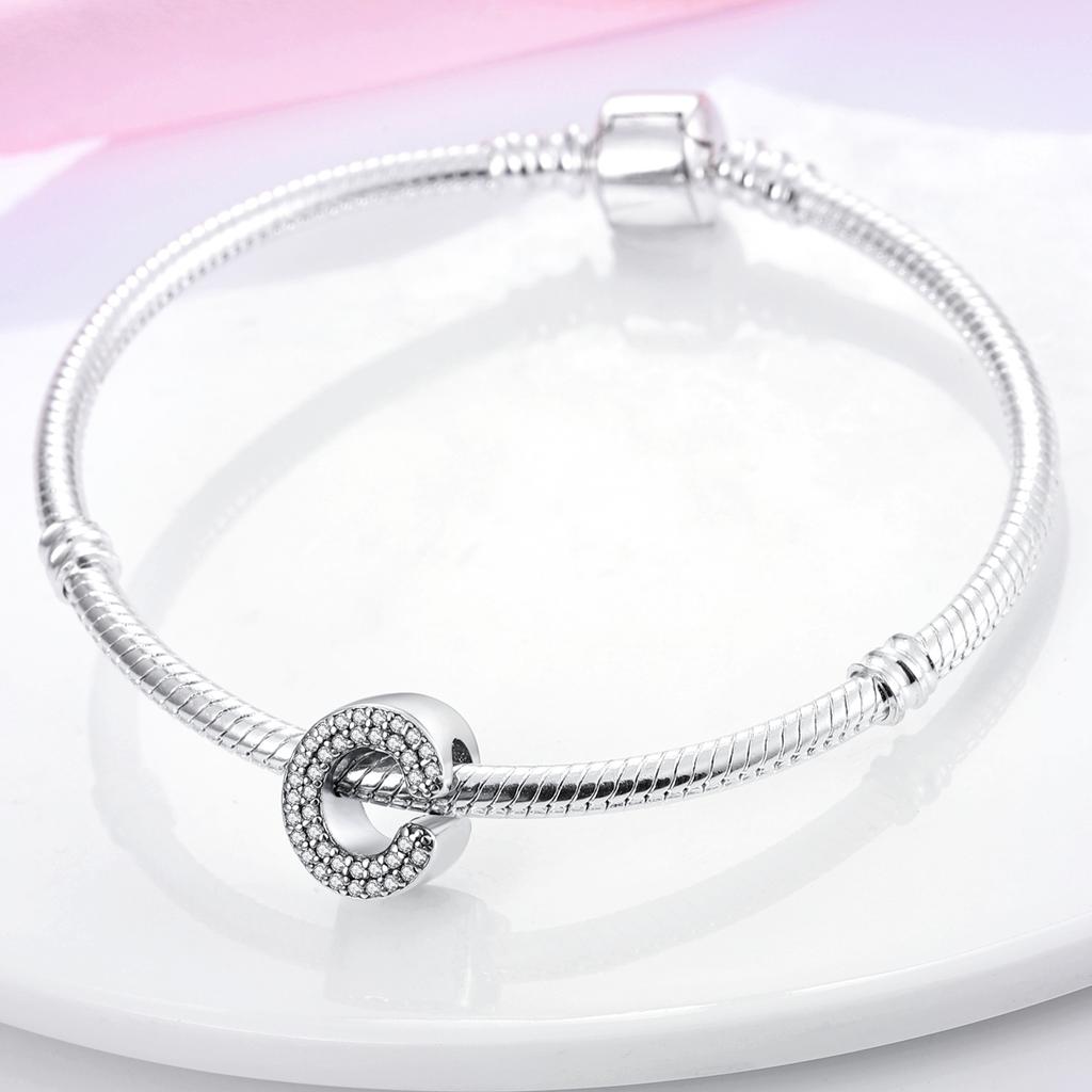 Minimal Design 925 Silver Sparkling Inlaid With Zircon DIY Fine Jewelry 3mm Gifts Making
