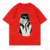 New Anime Tomie Print Top Tees Men Women Vintage Print Streetwear Hip Hop Tshirt Fashion Comic Tomie Y2K Graphics T-shirt Unisex