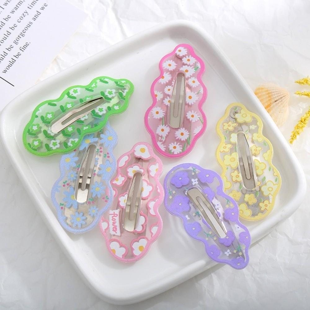 Wave Clouds Hair Clips Flower Barrette Fashion BB Clips Hair Styling