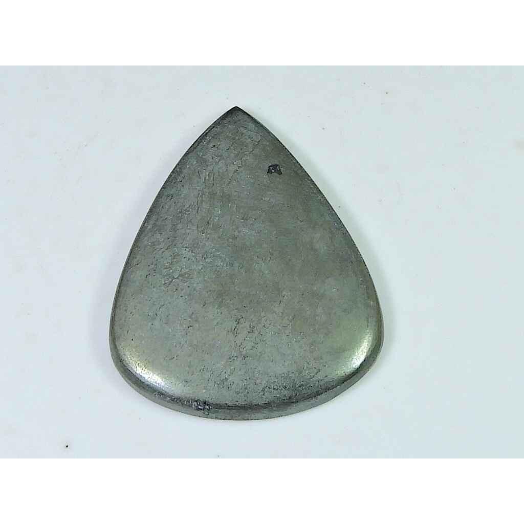 32X42X05MM Natural Appache Gold Pyrite Pear Cabochon Loose Gemstone 84Cts. SK-4251