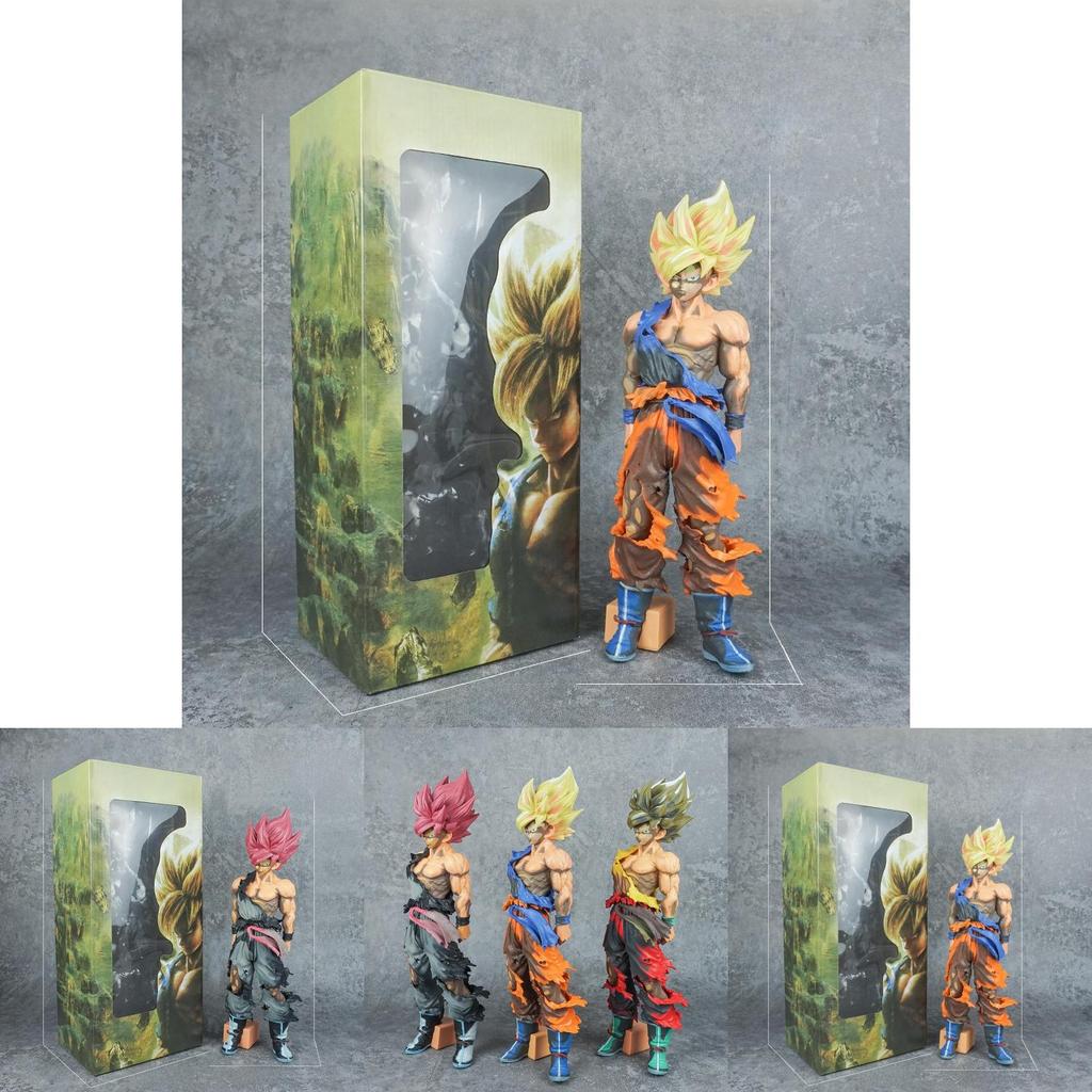 Dragon Ball Z Goku Pvc Action Figure With Manga Style Super Saiyan For Collectors And Display