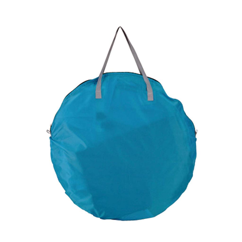 BUNDOK NT-51UV UV Private Tent, 1-Person, with Changing Room, Disaster Preparedness, and Toilet, Blue