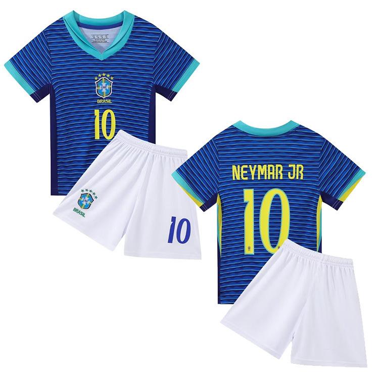 24-25 Portugal Away No. 7 Club Football Jersey Children'S Clothing Adult Set