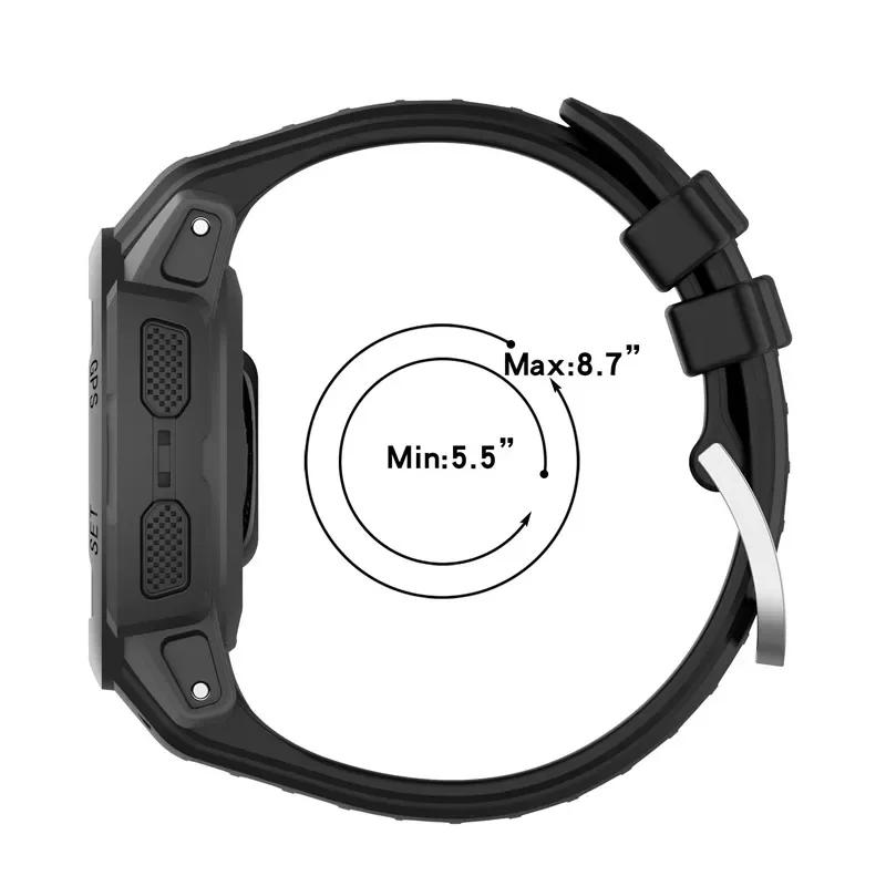 Řemínek pro chytré hodinky Garmin Instinct 2s Měkký silikonový náhradní náramek pro Garmin Instinct 2s řemínek