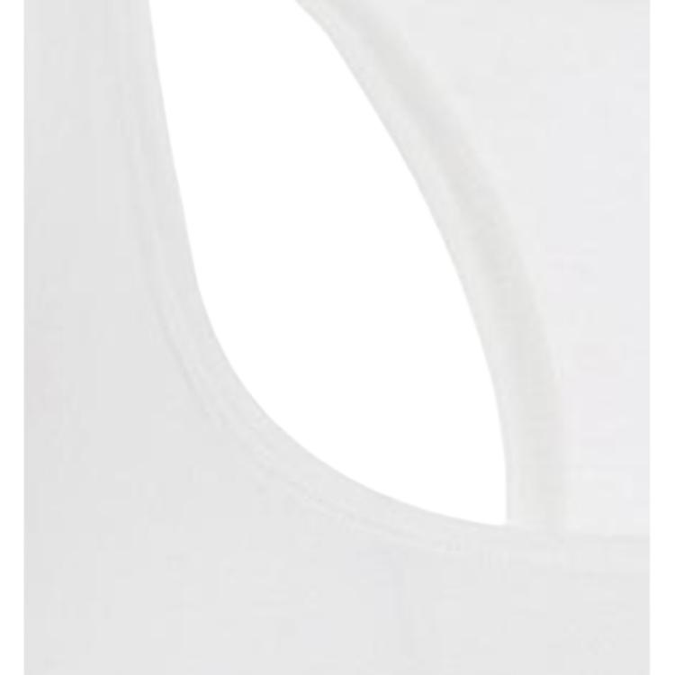 Calvin Klein Bralette Letter Logo Jacquard Comfortable Bra Women underwear White 0000F3785E-100