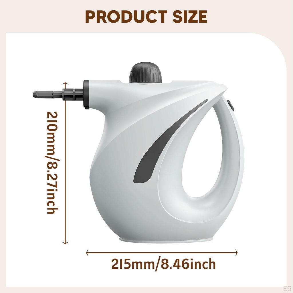 Handheld Steam Cleaner Household with 700ml Tank for Curtain Tight Gap Grout Green