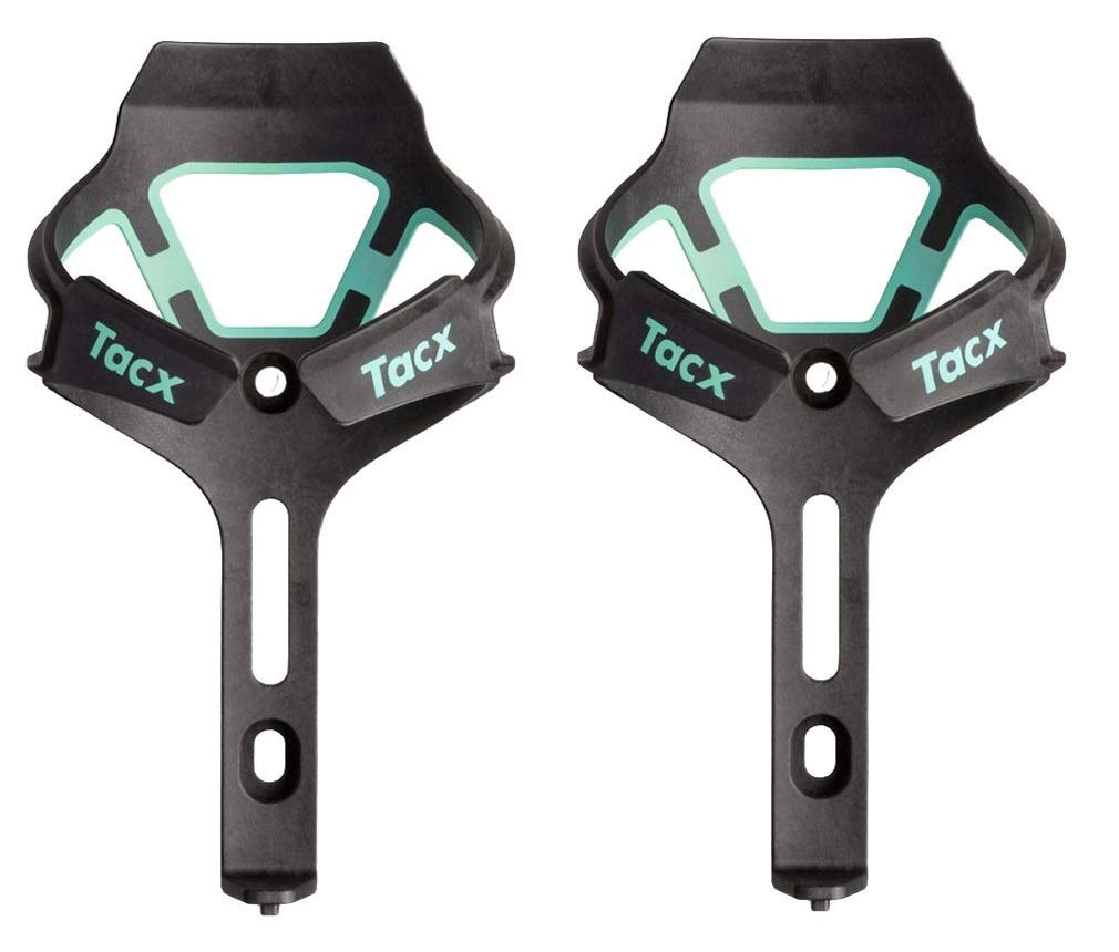 

Set of 2 Tacx Ciro Bottle Cages Bianchi (Matte Green) [Used]