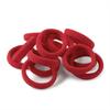 Solid Colors Seamless No Crease 4cm Hair Tie Elastic Nylon Ponytail Holders Fabric Hair Ropes Accessories for Toddlers Women