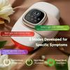 Electric Hand Massager Light Therapy Air Pressure Wrist Shiatsu Kneading Finger Acupoint Warm Hand Massage Device Spa Care