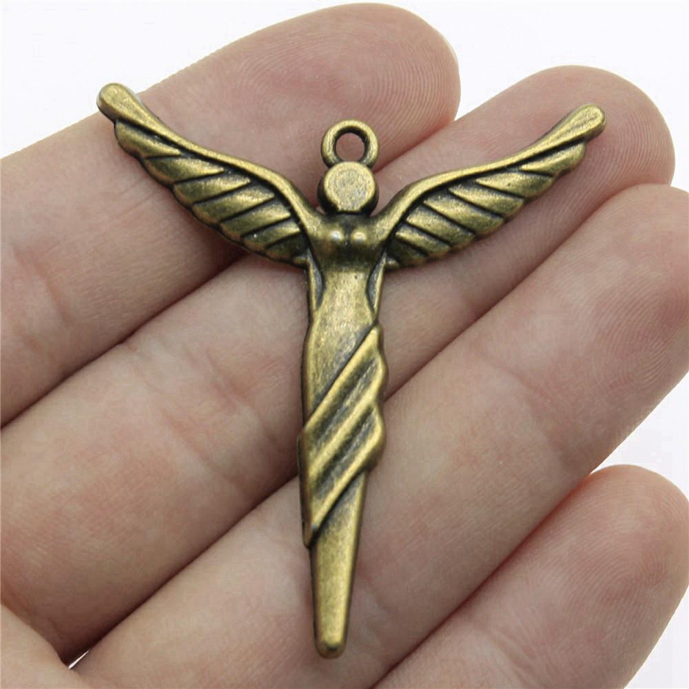 Big Angel Charms Pendant Couple Jewelry Unusual Gifts For