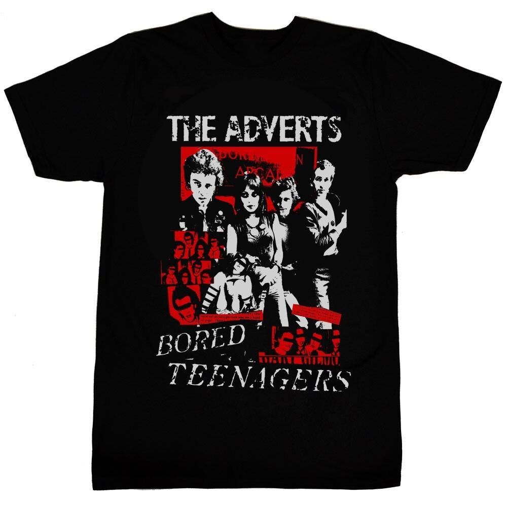 

Vtg Adverts Band The Bored Teenagers Cotton Black All Size Unisex Shirt BL289 Unisex T-Shirt XXXXL
