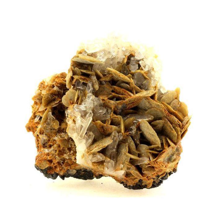 Pierres et Minéraux. Siderite, Bournonite, Quartz. 1926.5 ct. Saint-Pierre-de-Mésage, Isère, France.