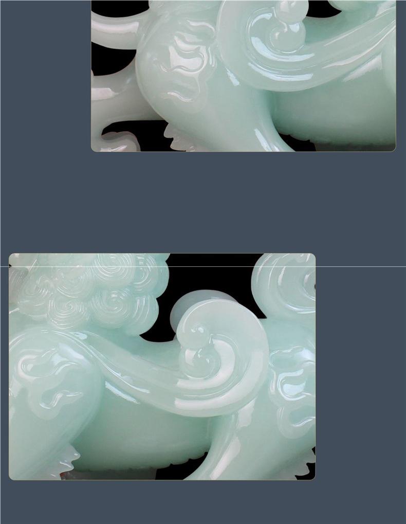 Large Pixiu Jade Ornament Pair for Home, Office, or Store Decor