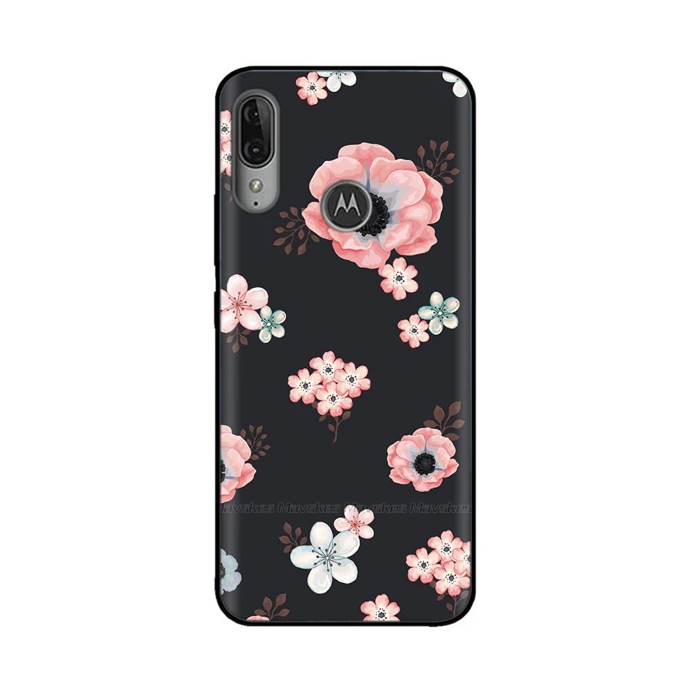 For Moto E6 Plus Case Soft Black Silicone Phone Back Cover For Motorola Moto E6 Play E6s 2020 MotoE6 Plus Case Cover Coque Funda