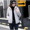 Women's Hooded Jacket Casual Basic Warm Velvet Lamb Parka Coat Autumn Winter Solid Color Light Soft Outerwear