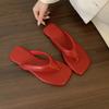 Fashion SUOJIALUN 2025 Summer New Candy Color Women Slipper Fashion Soft Flat Heel Outdoor Casual Slides Open Toe Outdoor Beach Sandal