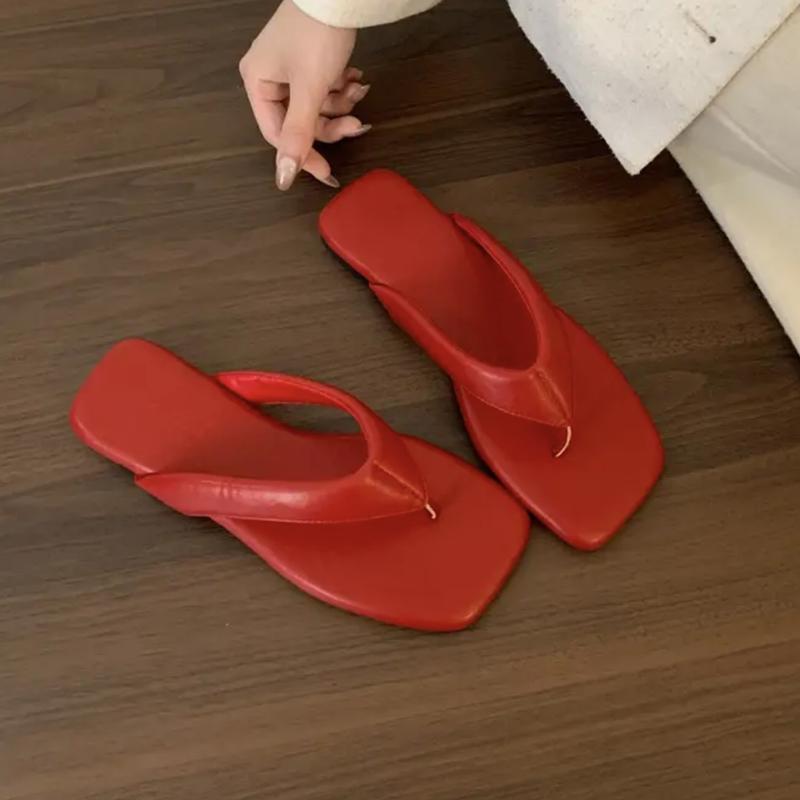 Fashion SUOJIALUN 2025 Summer New Candy Color Women Slipper Fashion Soft Flat Heel Outdoor Casual Slides Open Toe Outdoor Beach Sandal