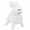 Roblox Forsaken Gubby Plush Black White Yellow Blue Rabbit Stuffed Toy Soft Doll For Kids Game Fans Birthday Holiday Gift