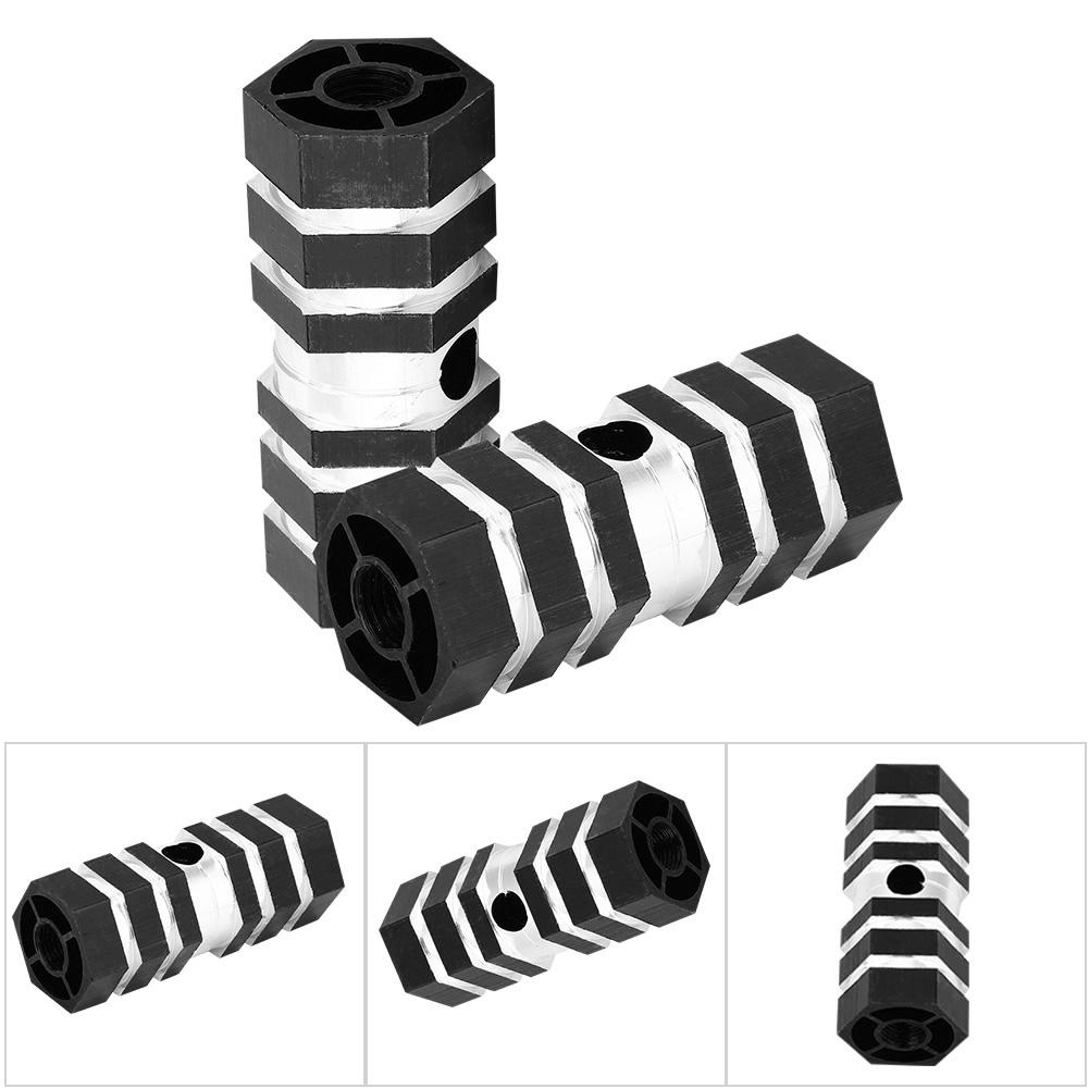 Rear Axle Peg Bike Bicycle Aluminum Alloy Pegs BMX Pegs (Black)