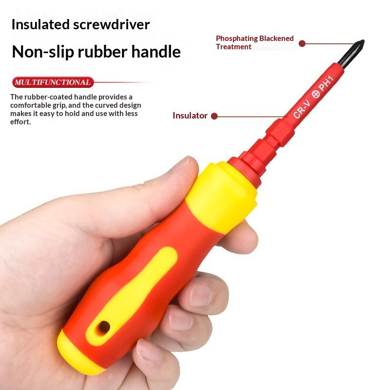 Hot Sale 5/7 In 1 Screwdriver Set Repair Tool Kit Isolated Tool With Magnetized Bits-Neverdie Store