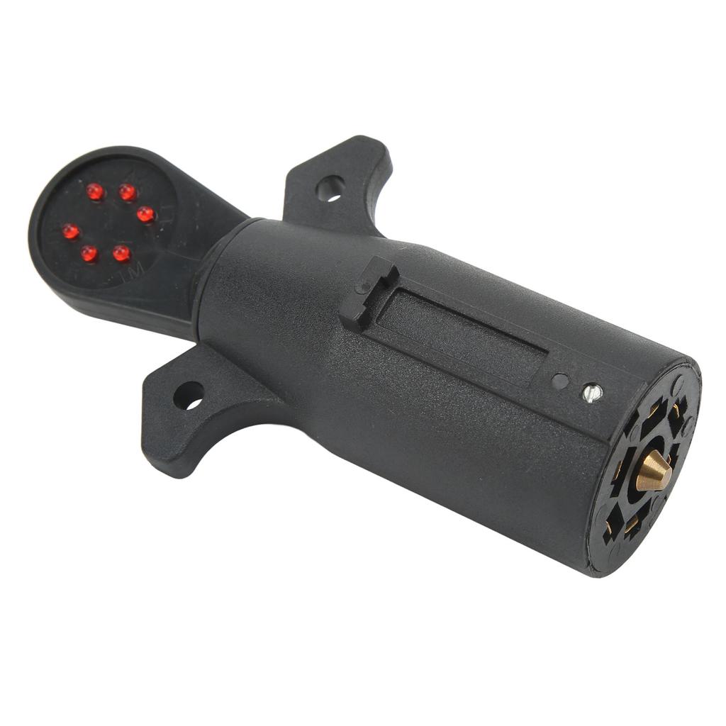 7 Way Trailer Light Circuit Connector Tester Wiring Circuit Plug Socket Tester for RV