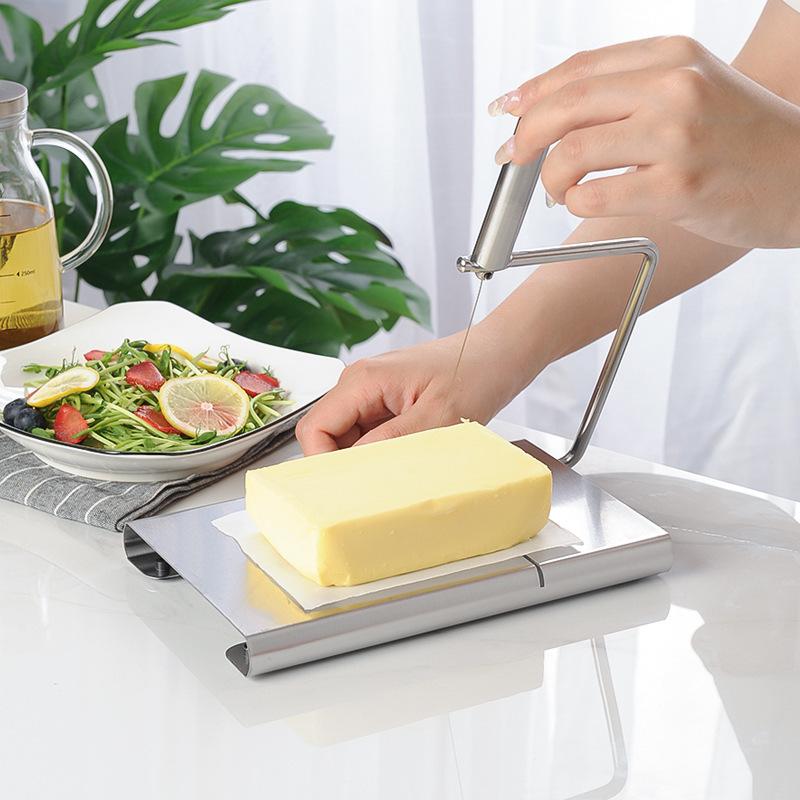 Home Stainless Steel Cheese Slicer Cheese Ham Cheeses Butter Cutting Machine With Comfortable Grip Easy To Slice Kitchen Tools