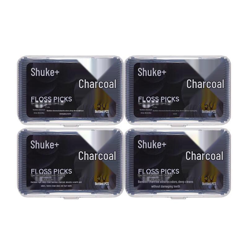 

Shuke Bamboo Charcoal Dental Floss Sticks