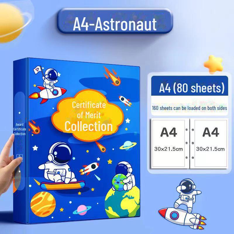 Student A4 Transparent File Folder for Growth Tracking