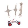 1/2/3 Peças 1/32 Carro Rc Ponte Dianteira Central Traseira Eixo Modificado Peças Parte Diy Acessórios de Engrenagem de Metal