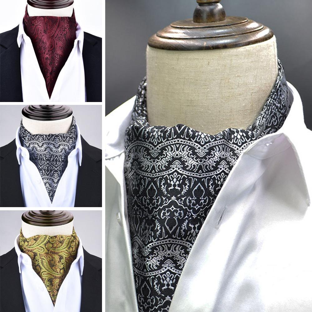 British style Wedding Cravat Luxury Neck Tie Fashion Men Cashew Tie