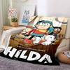 Hilda'S Fantasy Adventure Flannel Blanket Super Soft Warm Cozy Blanket for Sofa Bed Office Travel All‑Season Home Decor Gift