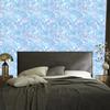 Iridescent glitter wallpaper azure, celadon, blue and white 50x1000