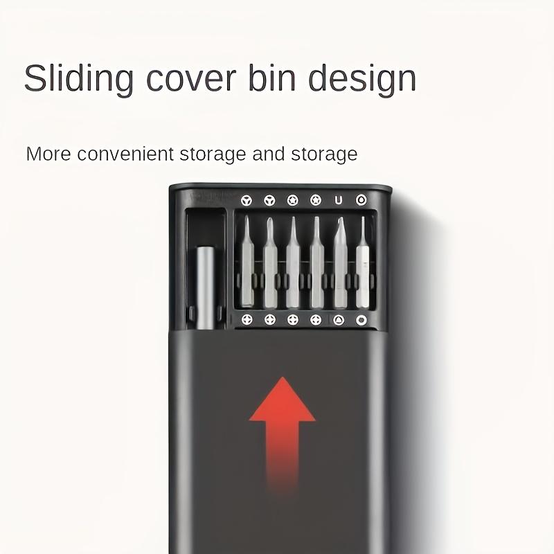 25 In 1 Mini Screwdriver Set Flat Head And Cross Shaped Small Screwdrivers Suitable For Electronic Products