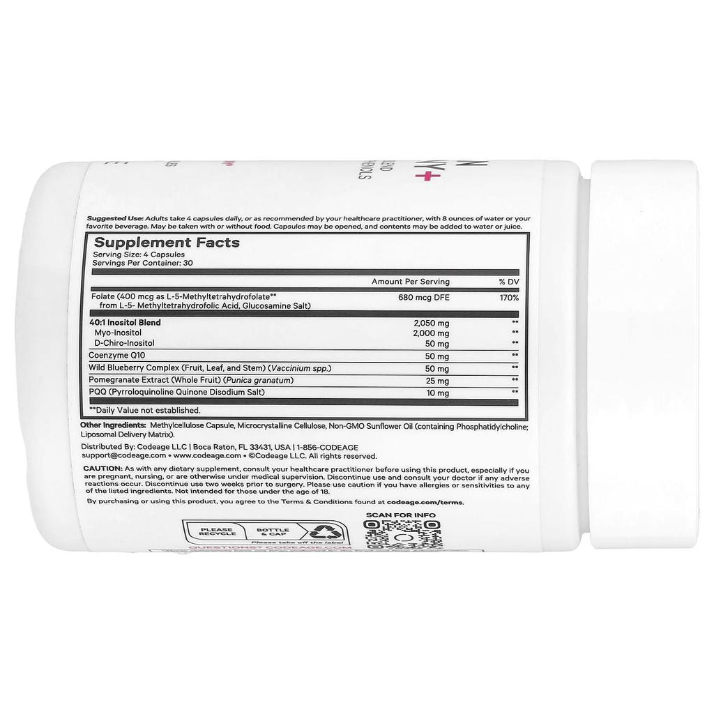 Pqq Ovarian Harmony+, 120 Veggie-Kapseln