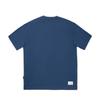 Li Ning X ANB Collaboration Series Simple Loose Versatile Letter Round Neck Drop Shoulder Short Sleeve T-Shirt Unisex T-Shirts Purity-Blue AHSV675-3
