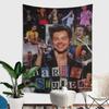 Şarkıcı H-Harry Müzik Tarzları Kendin Yap Duvar Gobleni Hippie Çiçek Duvar Halıları Yurt Dekoru Duvar Sanatı Dekoru