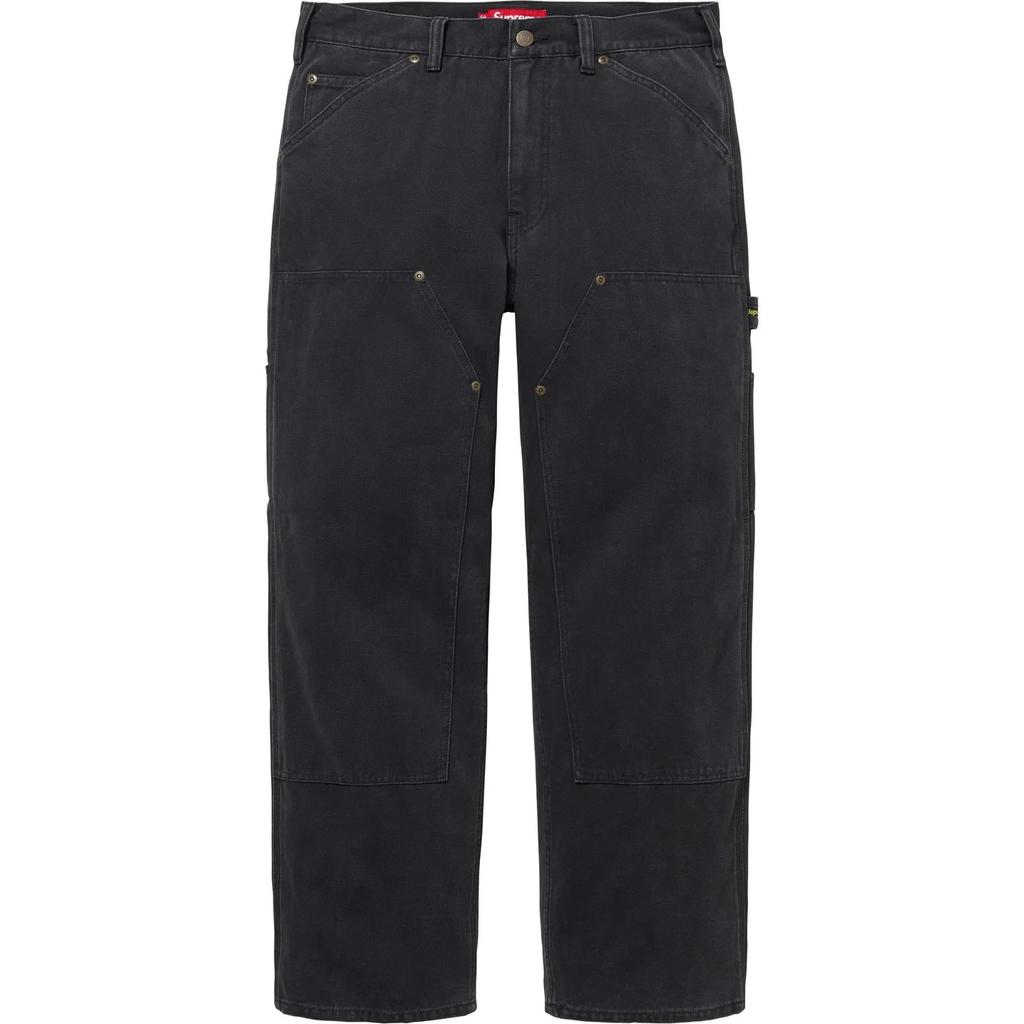 Supreme Double Knee Painter Pant Black (24FW)
