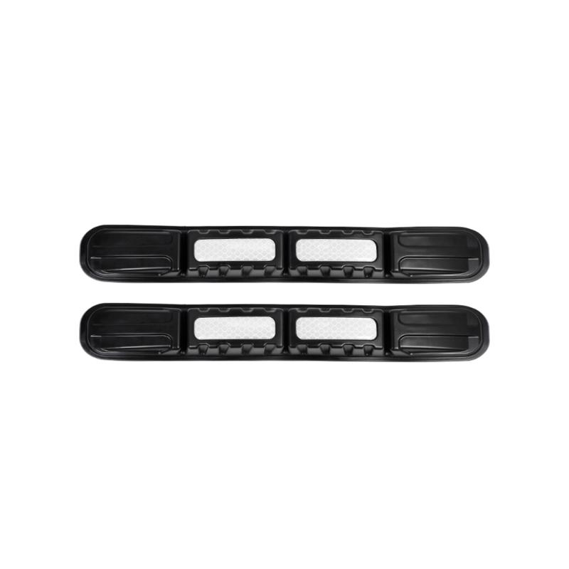 1 Pair Car Bumper Protective Strips Reflective Anti Scratch Tape Adhesive TPU Guard for Vehicle Collision Protection