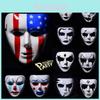 Masque de Diable Horrible Léger Visage Entier Cosplay Mascarade Pour Fête d'Halloween