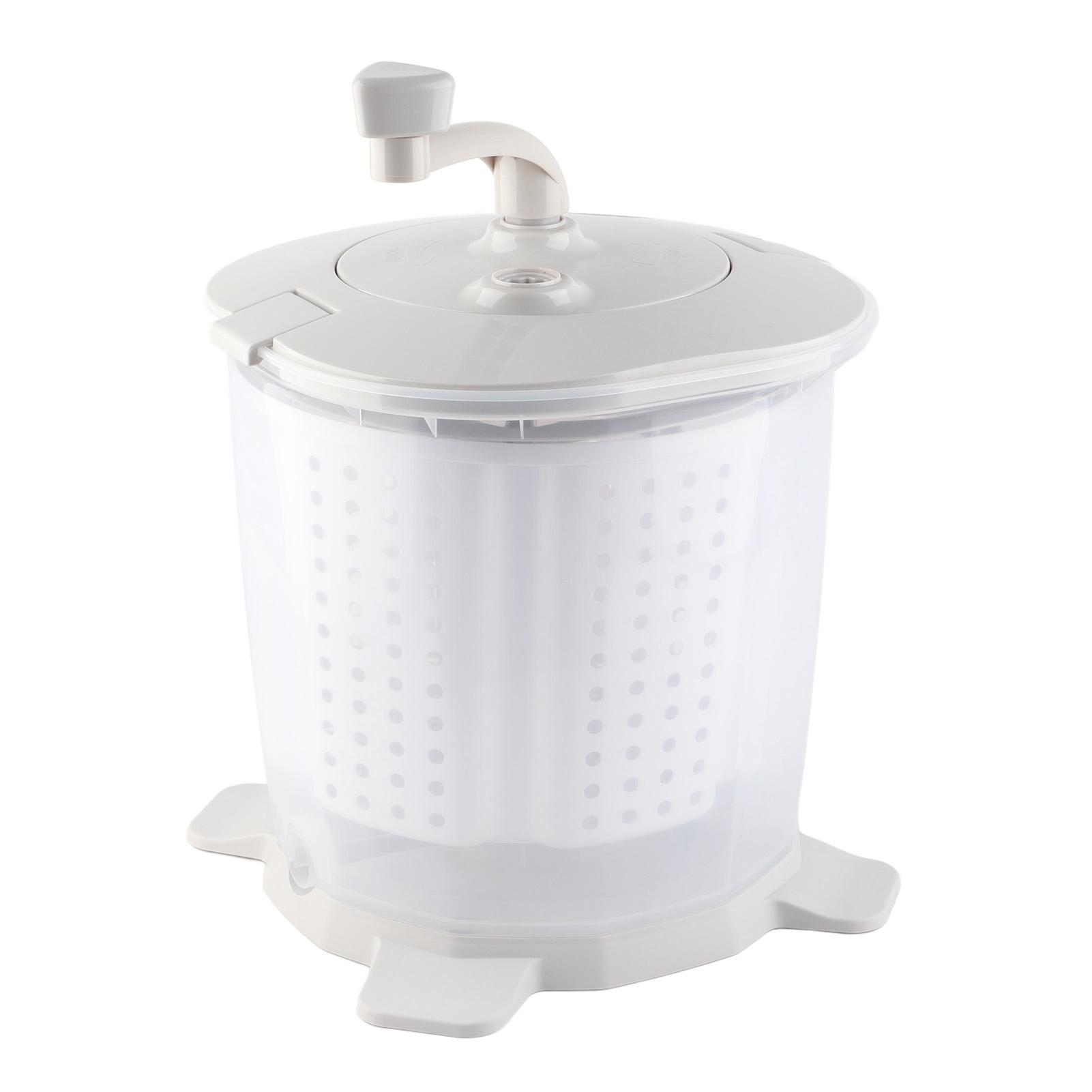 

Мини-портативная ручная стиральная машина для стирки нижнего белья для домашнего общежития серого цвета